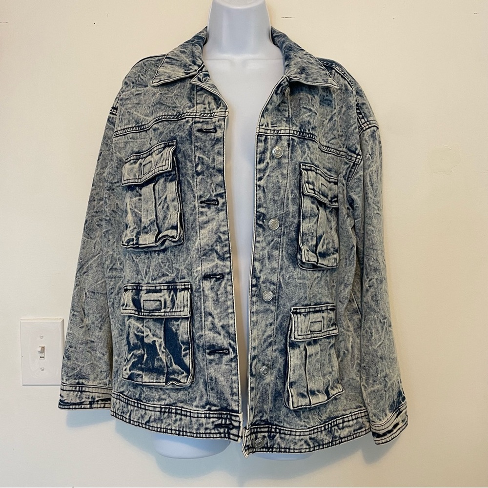 Jean Jacket | Fun, Acid Wash | Women’s Size XS | Target Brand: Wild Fable
